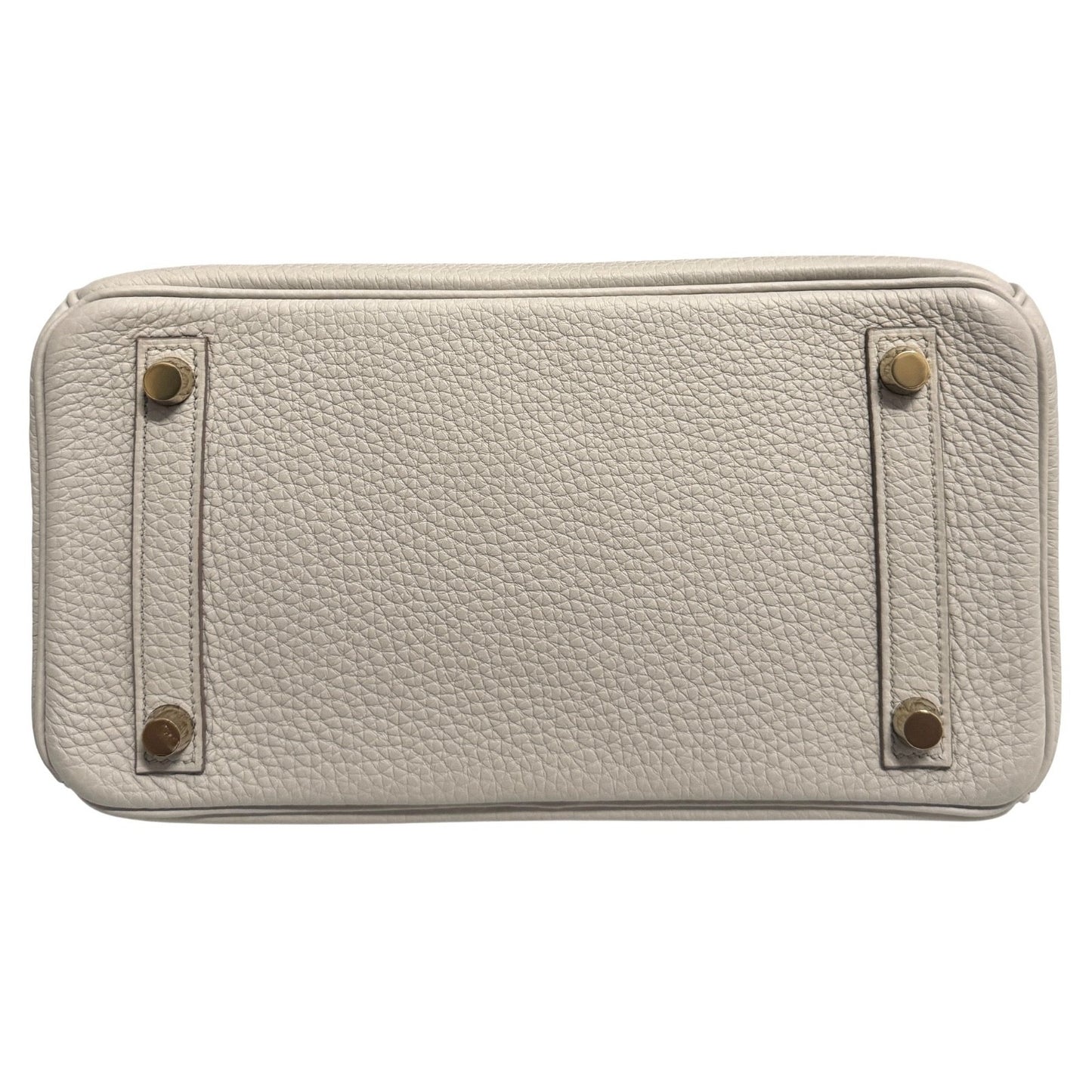 Hermes Birkin 25 Beton Beige Cream Togo Leather Gold Hardware