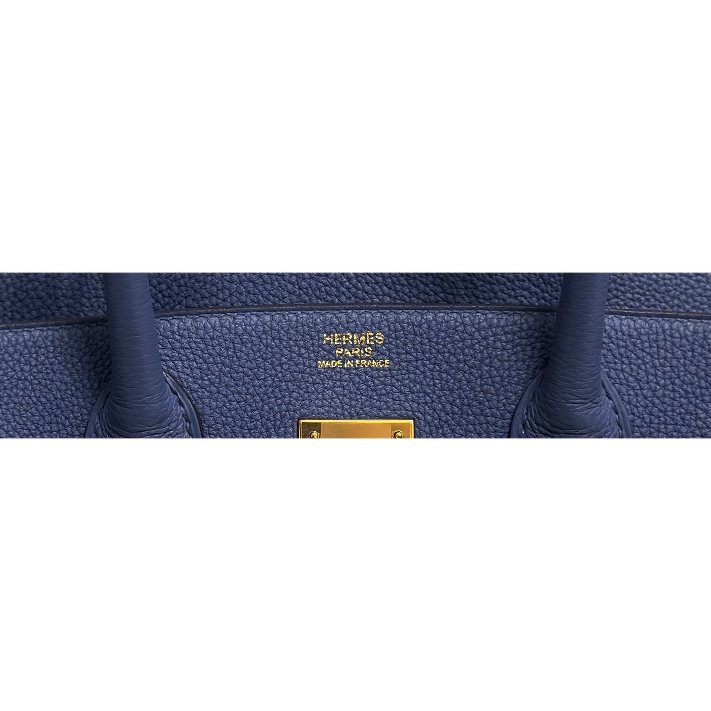 Hermes Birkin 30 Blue Brighton Togo Leather Gold Hardware RARE