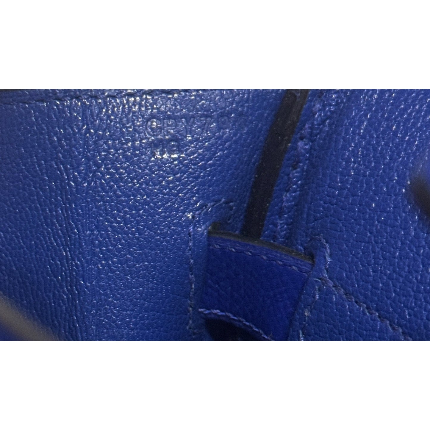 Hermes Birkin 30 Blue Electric Epsom Leather Gold Hardware