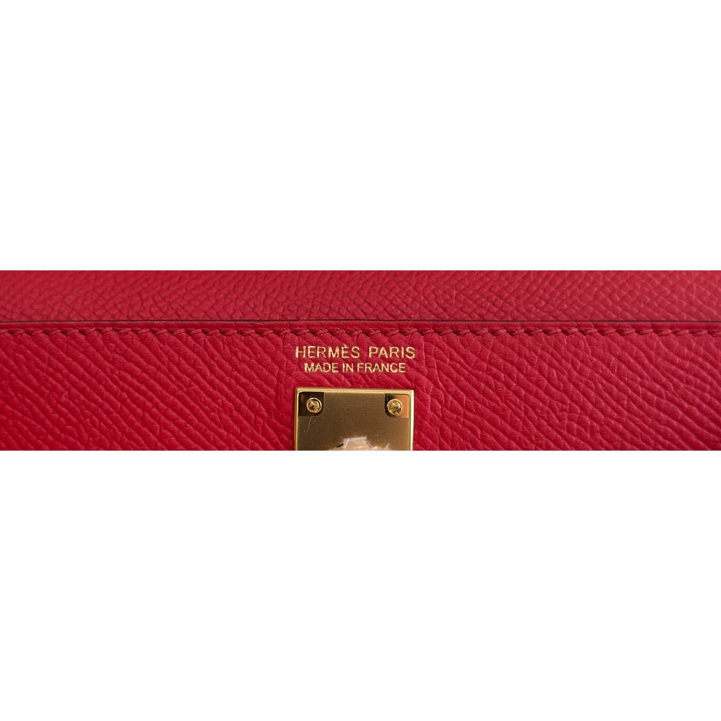 Hermes Kelly Mini 20 Rouge de Coeur Red Epsom Leather Gold Hardware RARE