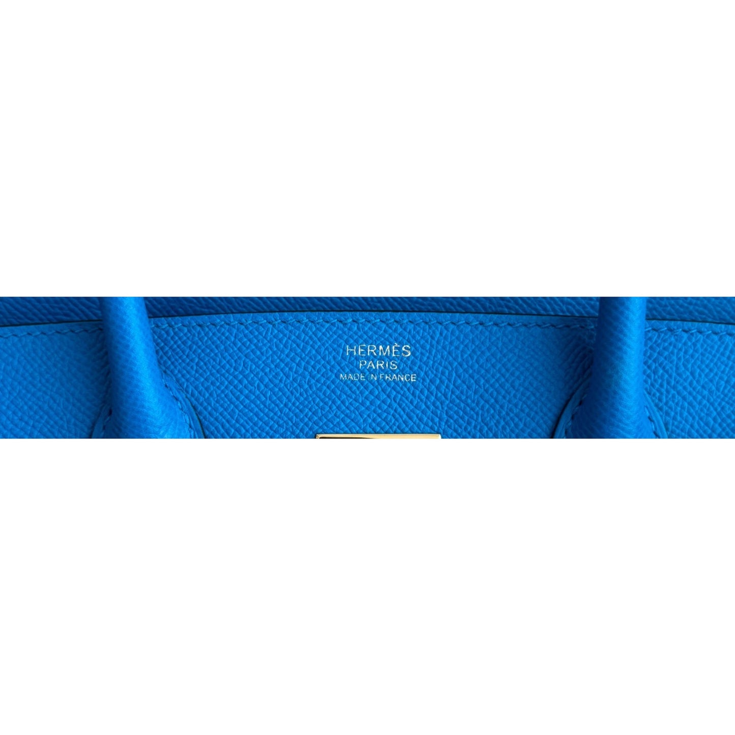 Hermes Birkin 30 Blue Frida Epsom Leather Gold Hardware