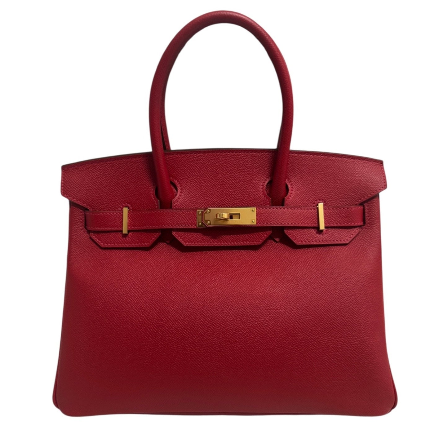 Hermes Birkin 30 Rouge Casaque Red Epsom Leather Gold Hardware