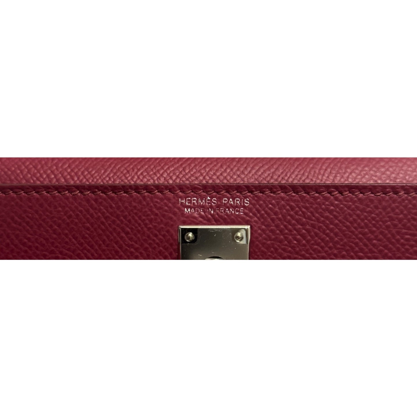 Hermes Kelly Mini 20 Tri Color Rubis Rose Azalee Rouge H Red Epsom Palladium Hwr