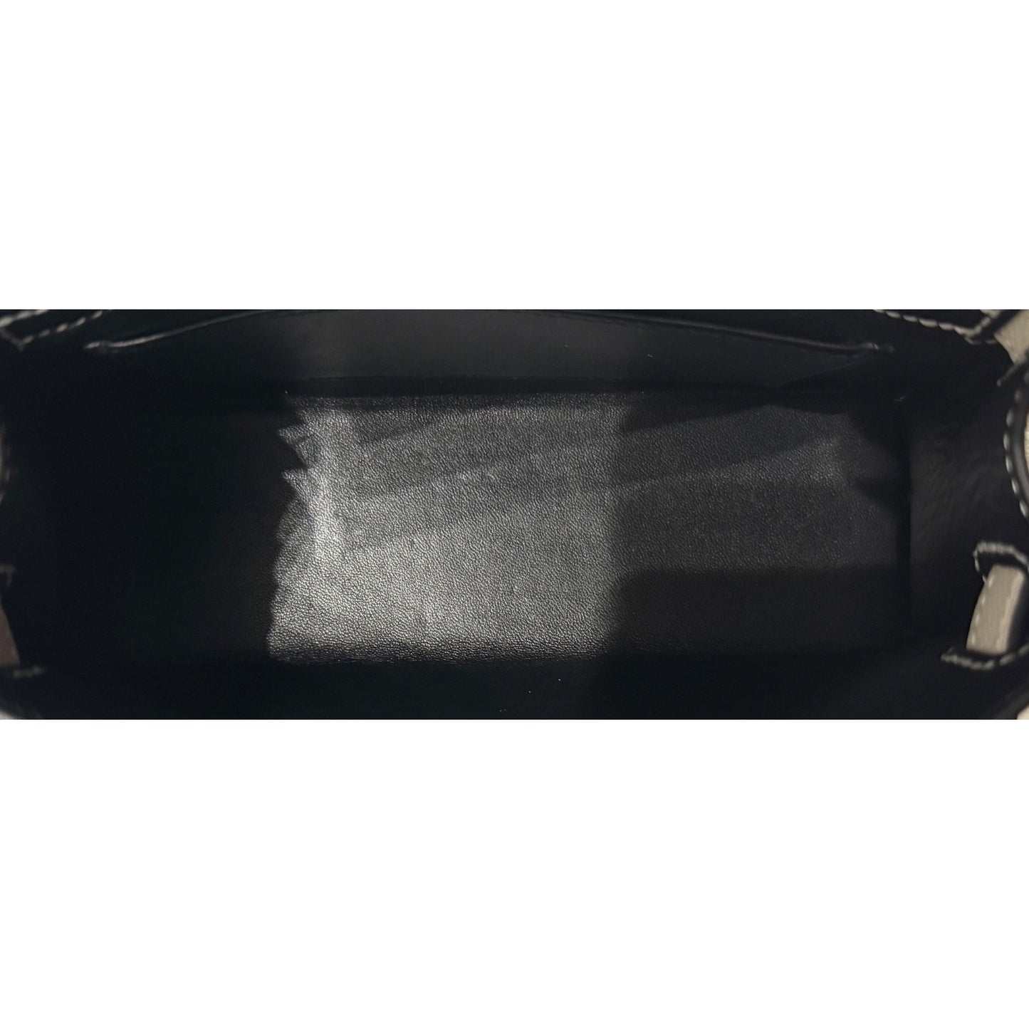 Hermes Kelly Mini 20 Special Order Black & Craie Epsom Leather Permabrass HWR