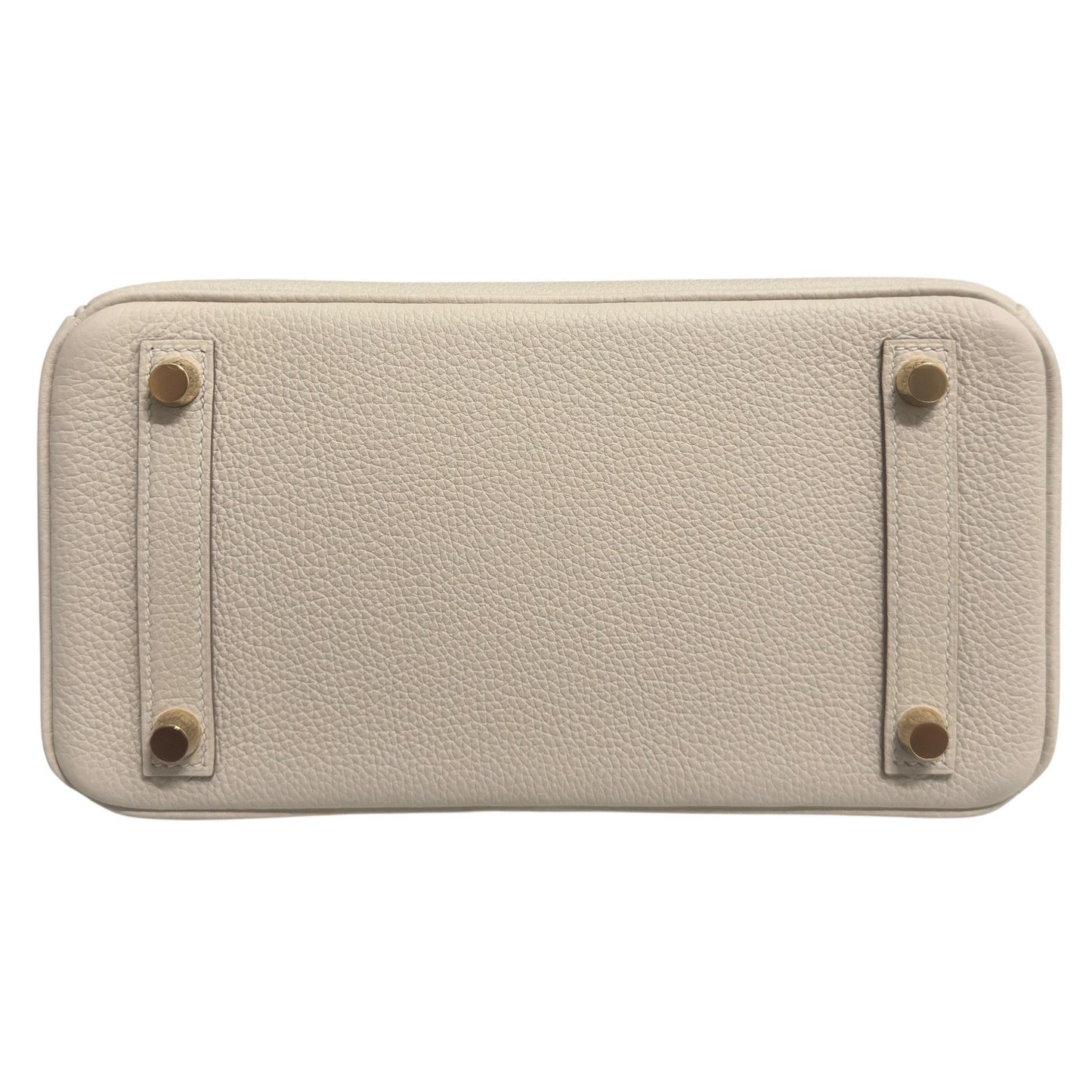 Hermes Birkin 25 Craie Cream White Togo Leather Gold Hardware