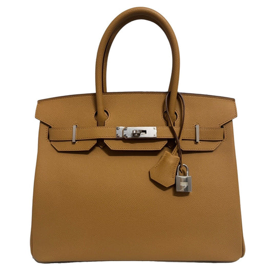 Hermes Birkin 30 Biscuit Tan Epsom Leather Gold Hardware RARE