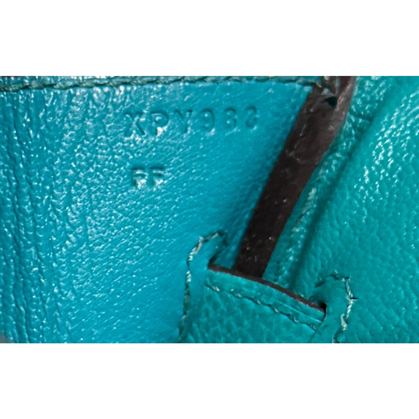 Hermes Birkin 30 Blue Paon Green Epsom Leather Gold Hardware