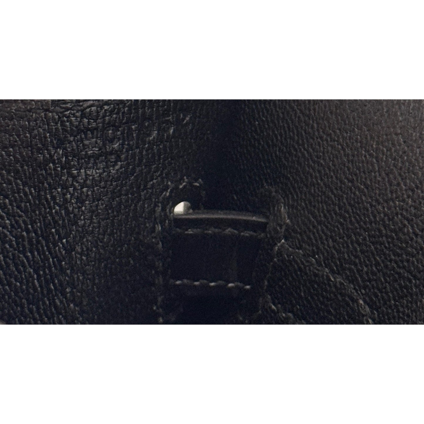 Hermes Birkin 25 Sellier Black Noir Box Leather Palladium Hardware NEW RARE