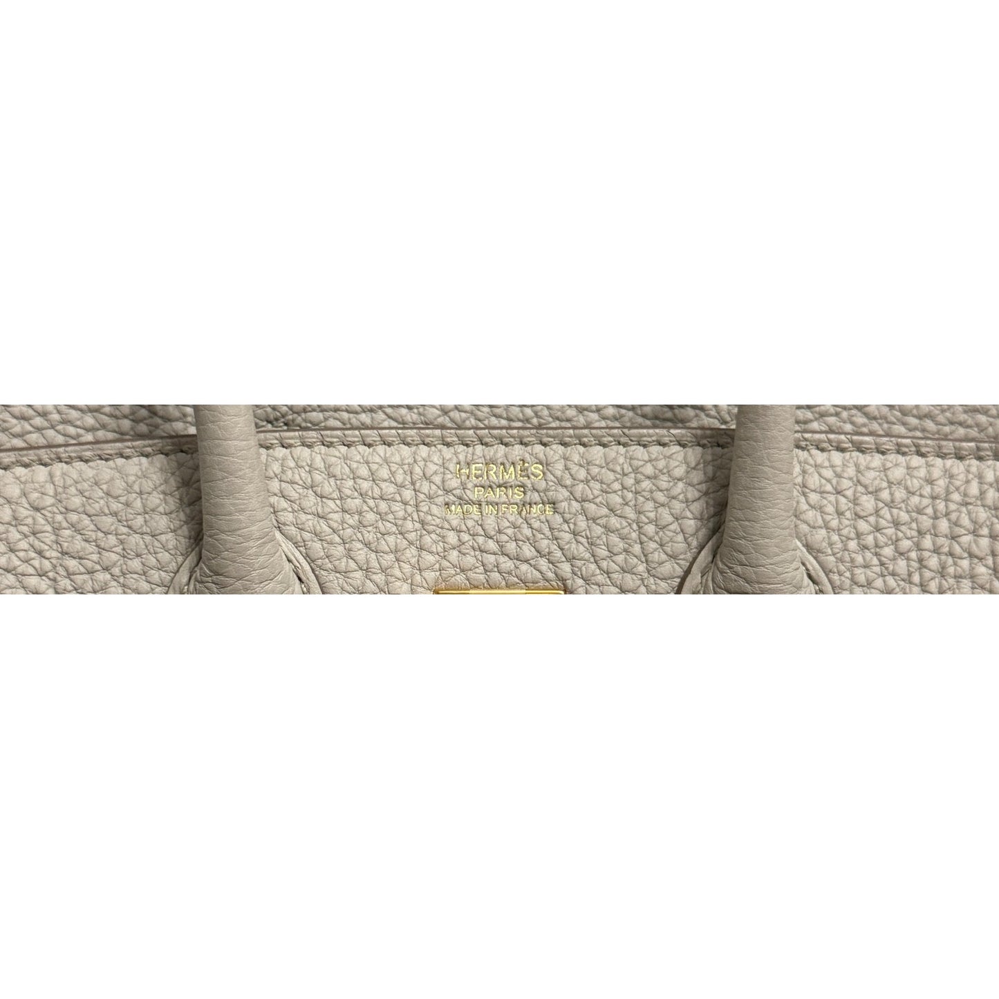 Hermes Birkin 25 Beton Beige Cream Togo Leather Gold Hardware 2024