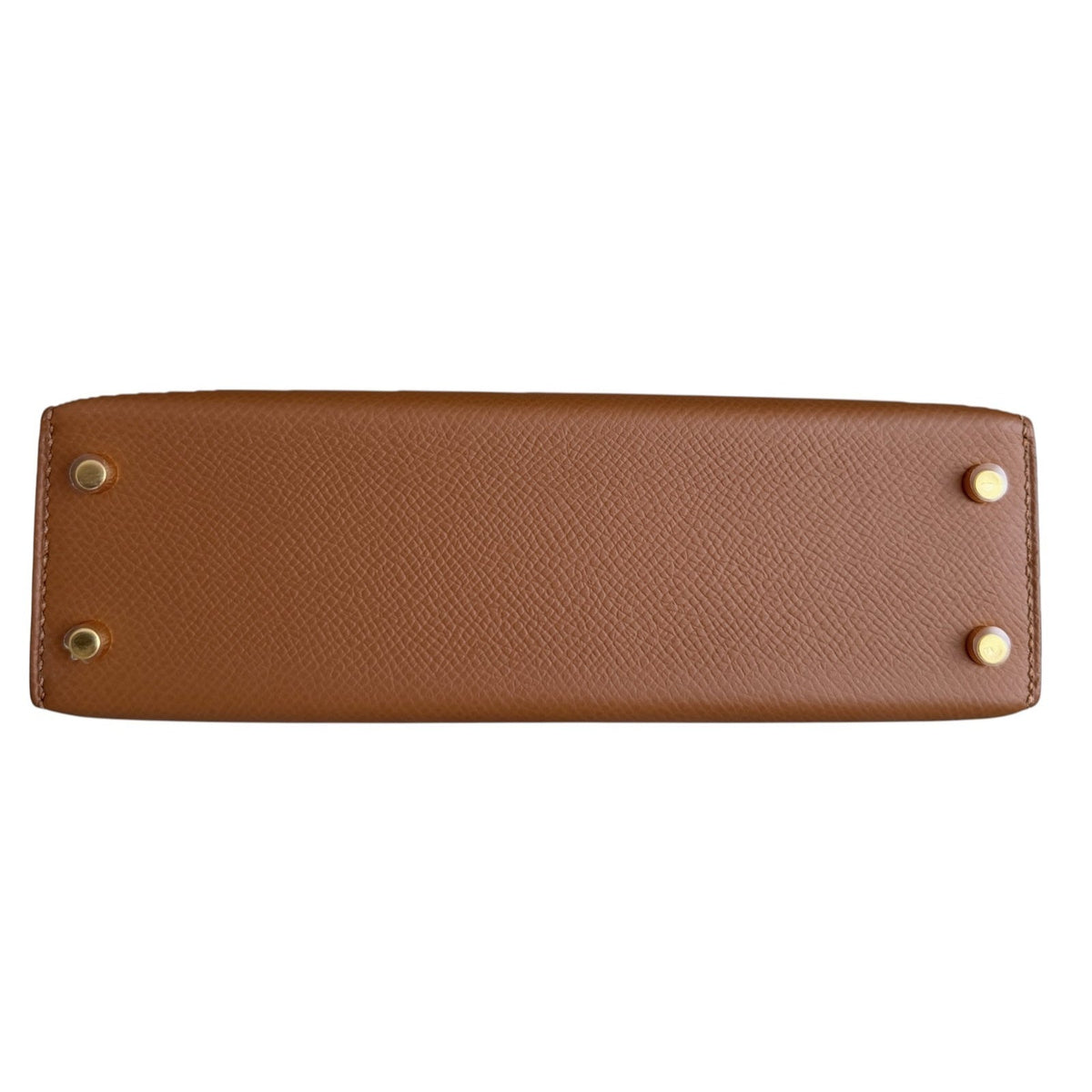 Hermes Kelly Mini 20 Special Order Gold Rouge H Epsom Leather Gold Hardware