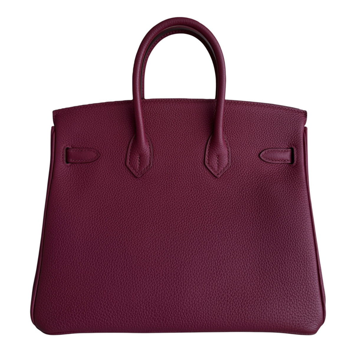 Hermes Birkin 25 Rouge Grenat Red Togo Leather Palladium Hardware RARE