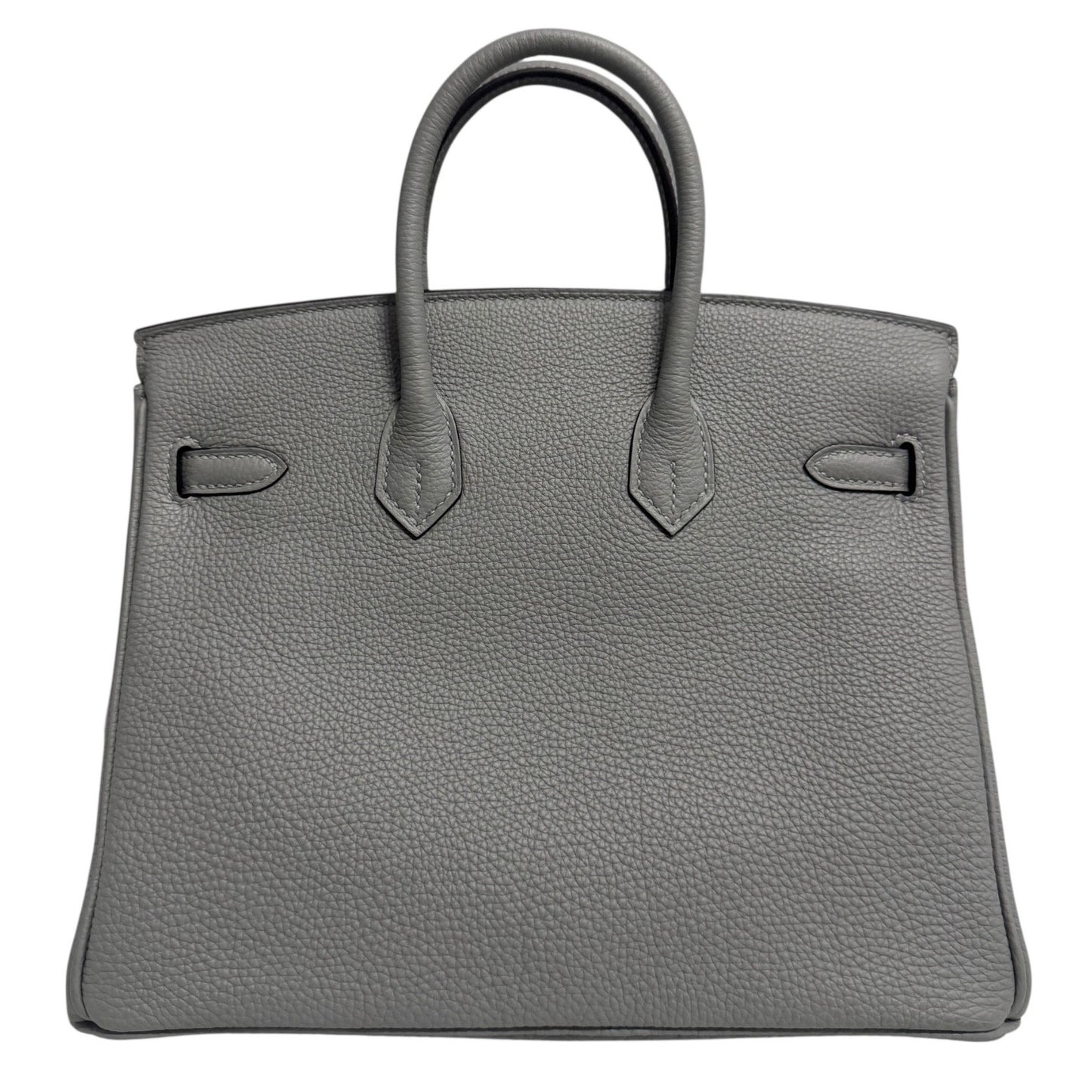 Hermes Birkin 25 Gris Mouette Gray Togo Leather Gold Hardware RARE