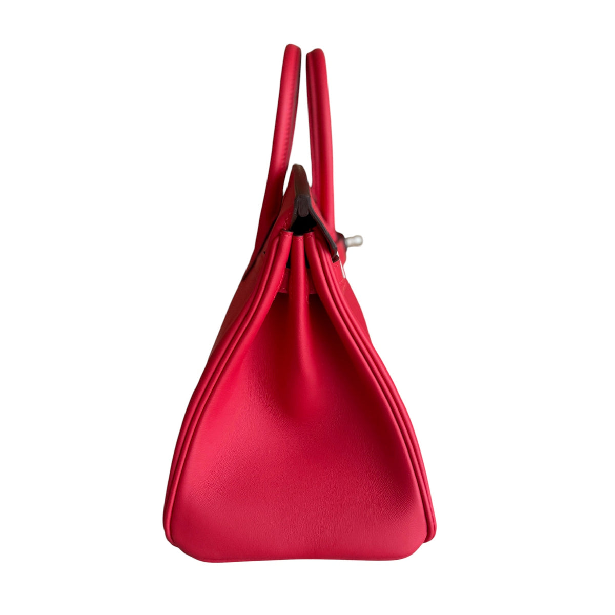 Hermes Birkin 25 Rouge de Coeur Red Leather Palladium Hardware New 2026