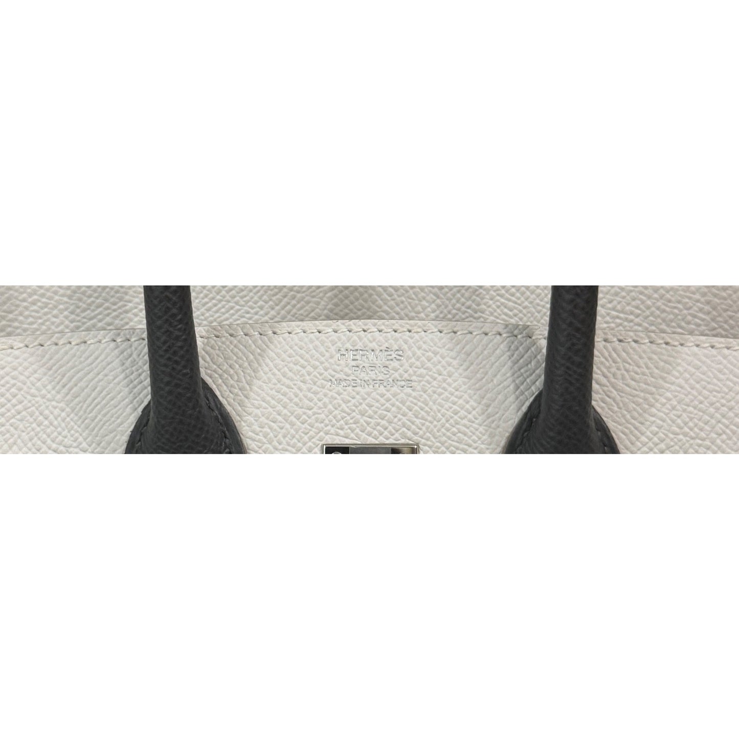 Hermes Birkin 25 Tri Color Gris Pale Vert Fizz Graphite Gray Epsom Palladium