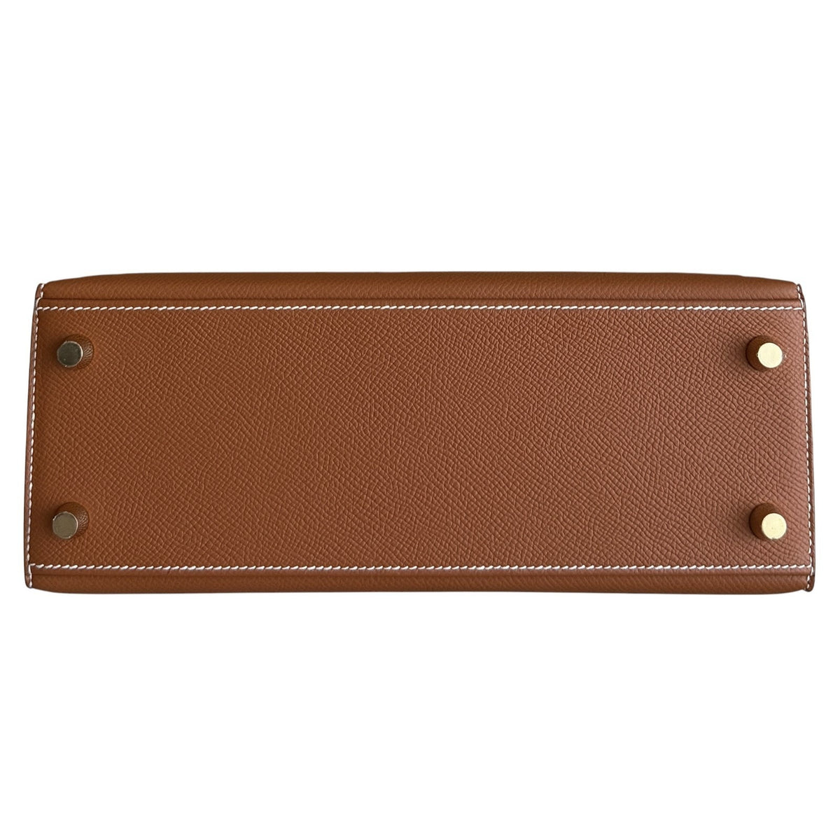Hermes Kelly 25 Sellier Gold Tan Epsom Leather Gold Hardware