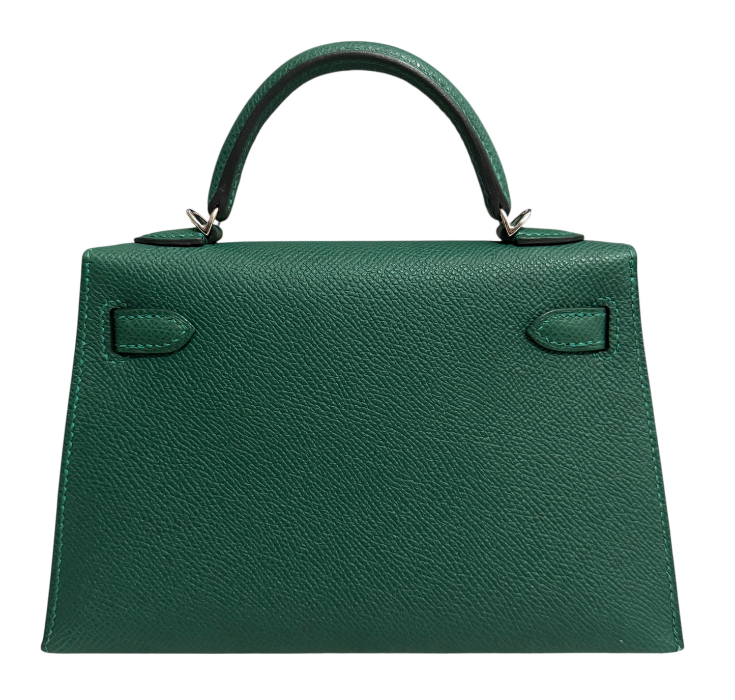 Hermes Mini Kelly Vert Vertigo Epsom Electrum Hardware