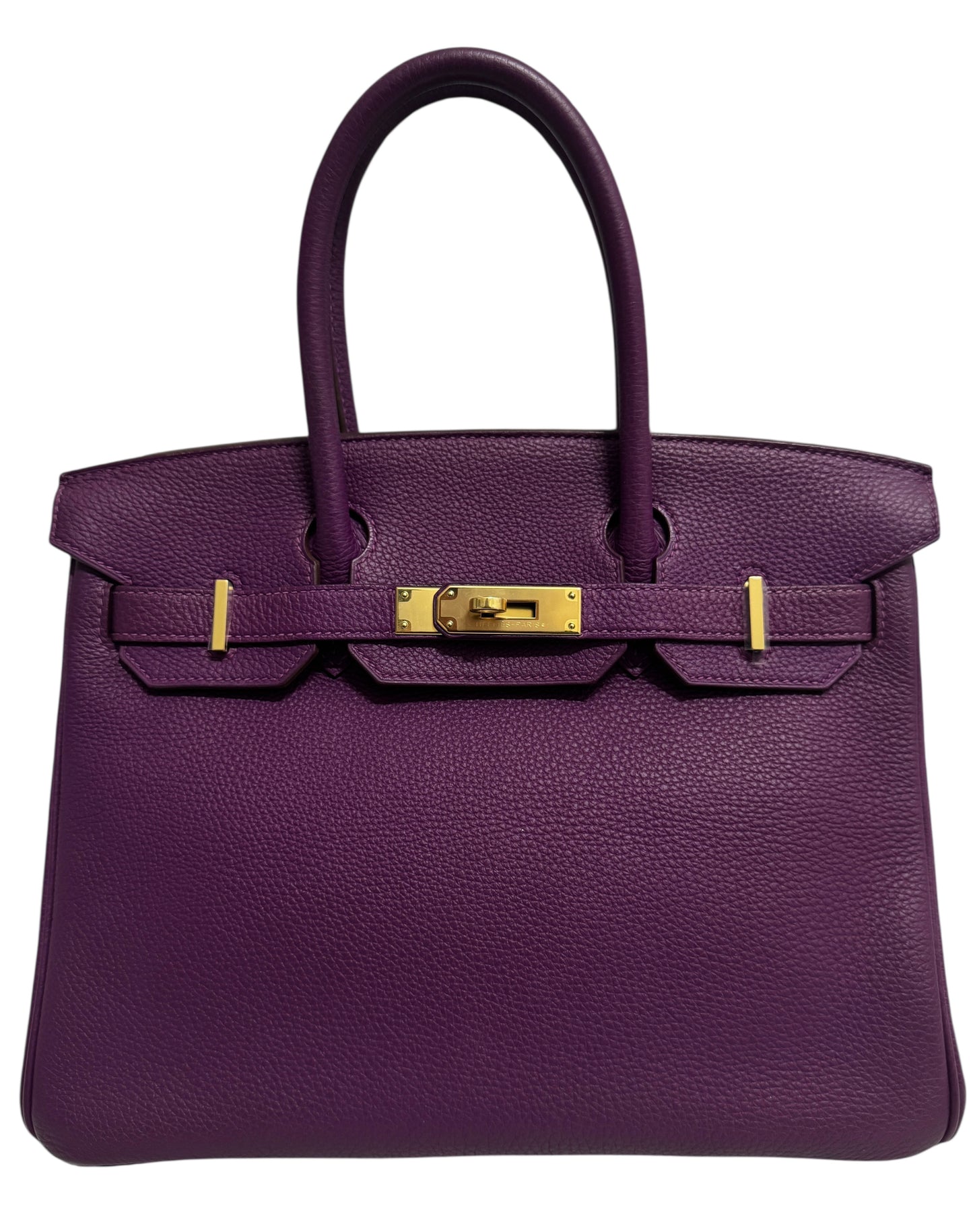 Hermes Birkin 30 Anemone Purple Togo Leather Gold Hardware