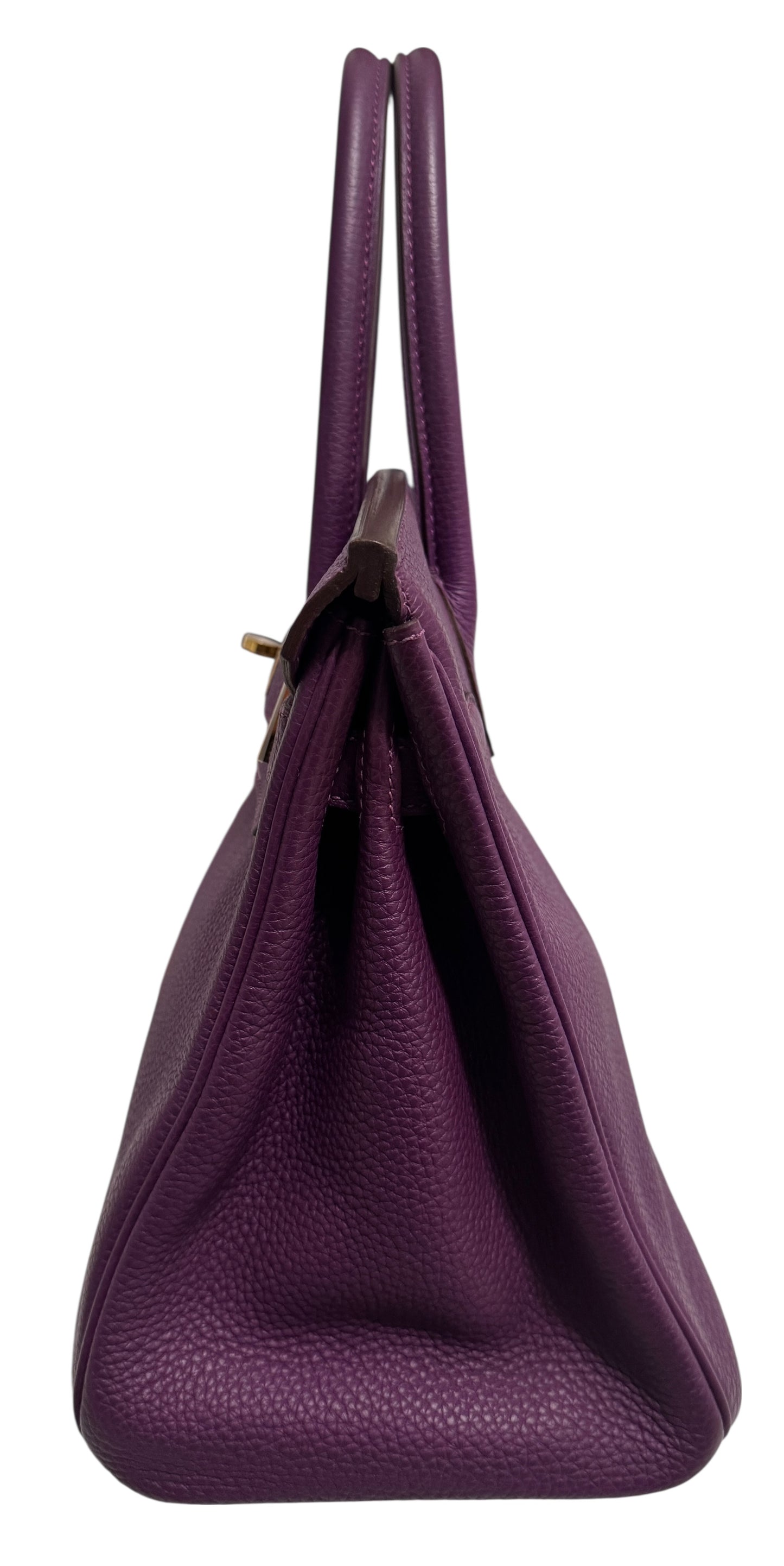 Hermes Birkin 30 Anemone Purple Togo Leather Gold Hardware