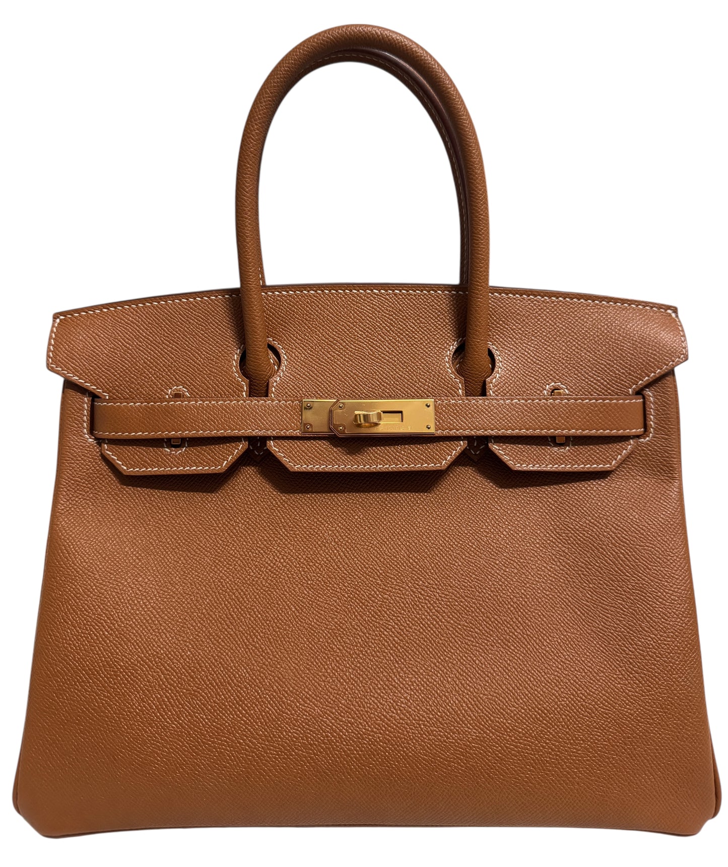 Hermes Birkin 30 Gold Epsom Leather Gold Hardware