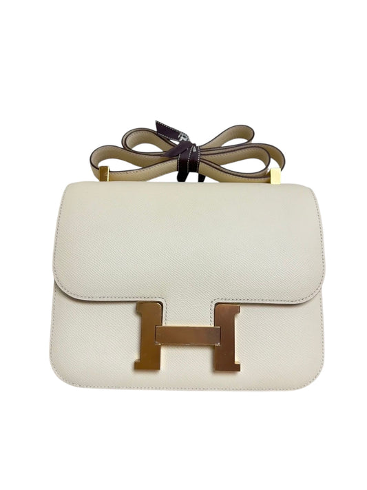 RESERVED Hermes Constance 24 Nata Cream Epsom Leather Gold Hardware