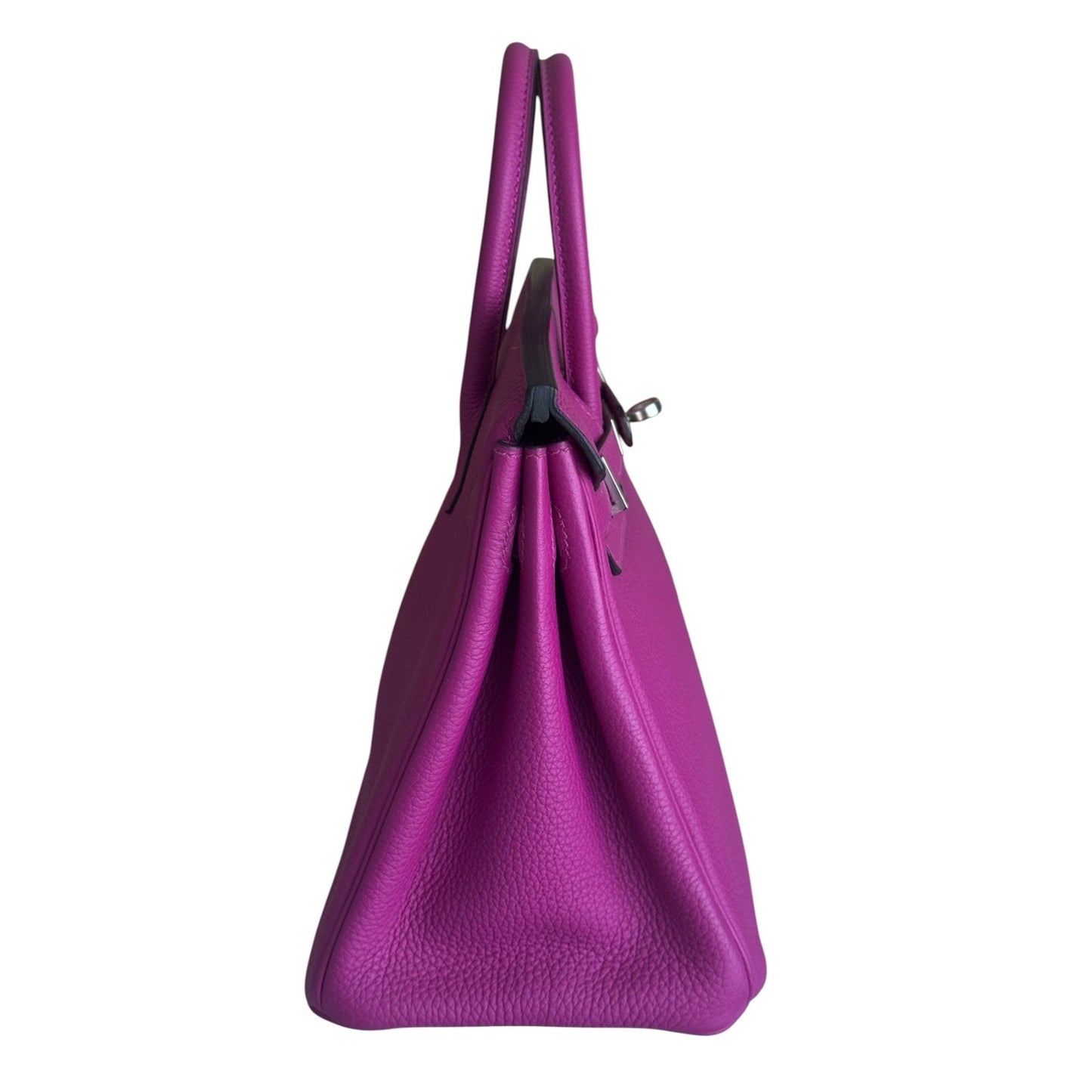 Hermes Birkin 25 Rose Pourpre Pink Purple Togo Leather Palladium Hardware