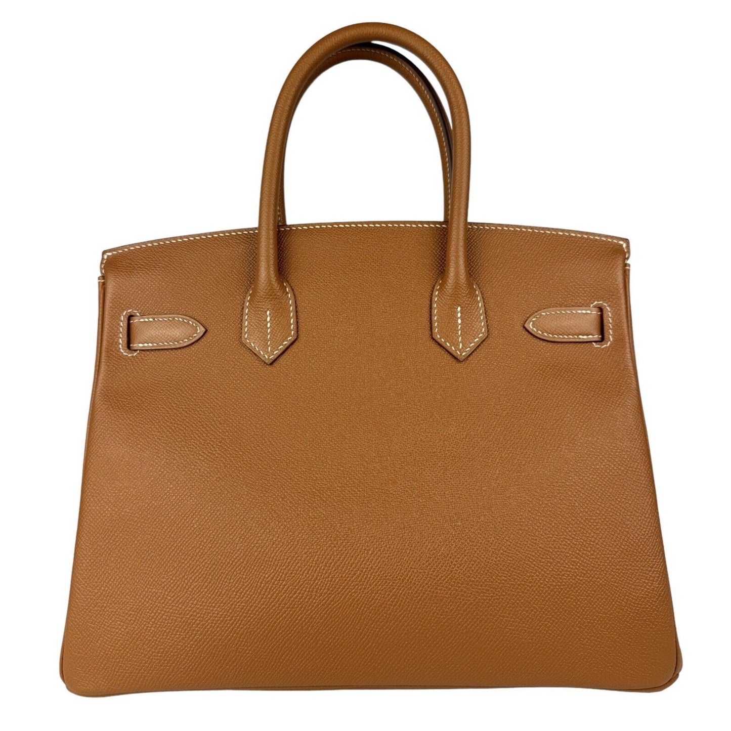 Hermes Birkin 30 Gold Tan Camel Epsom Leather Palladium Hardware