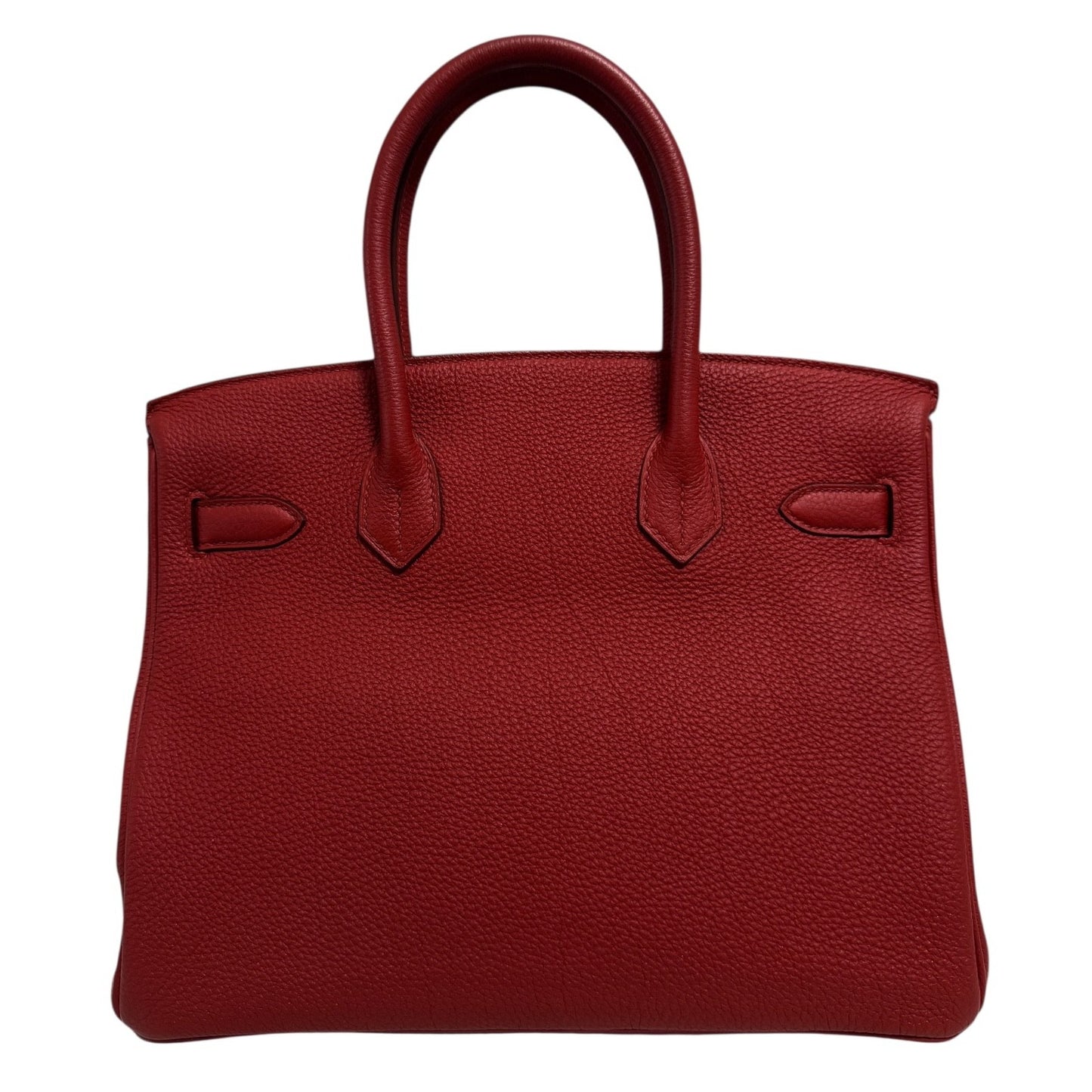 Hermes Birkin 30 Rouge Vif Red Togo Leather Gold Hardware