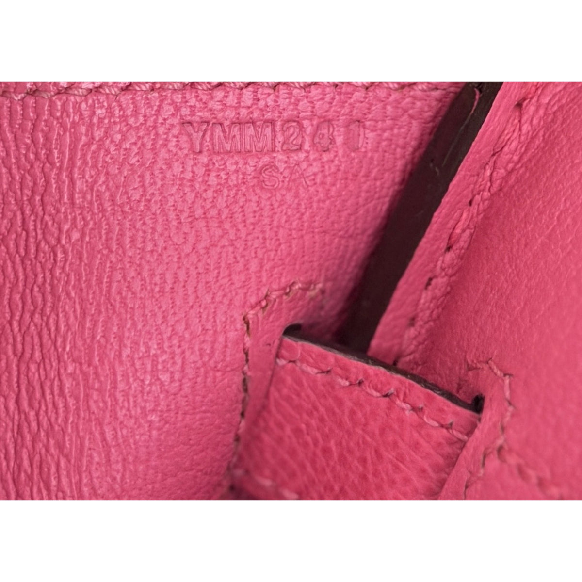 Hermes Birkin 30 Rose Azalee Pink Epsom Leather Palladium Hardware Handbag RARE