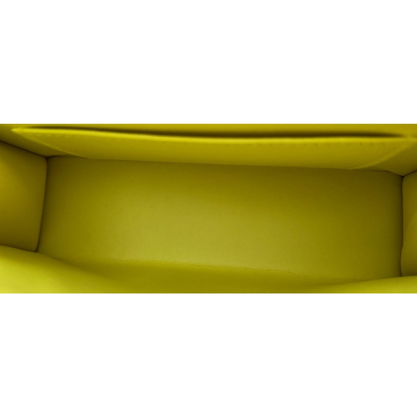 Hermes Kelly Mini 20 Lime Yellow Epsom Leather Gold Hardware