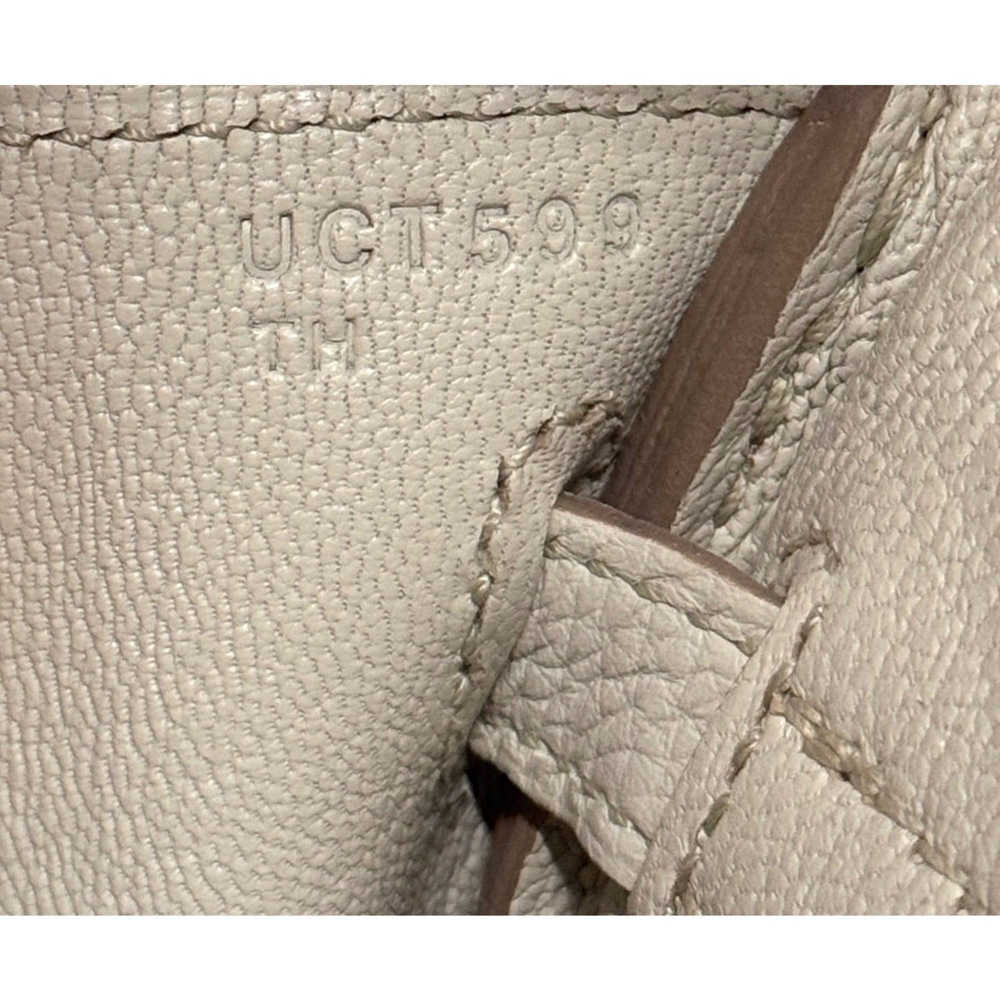 Hermes Birkin 25 Beton Beige Cream Togo Leather Gold Hardware