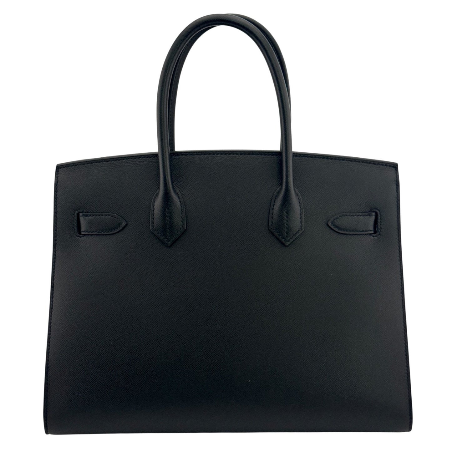 Hermes Birkin 30 Sellier Black Noir Madame Leather Gold Hardware RARE