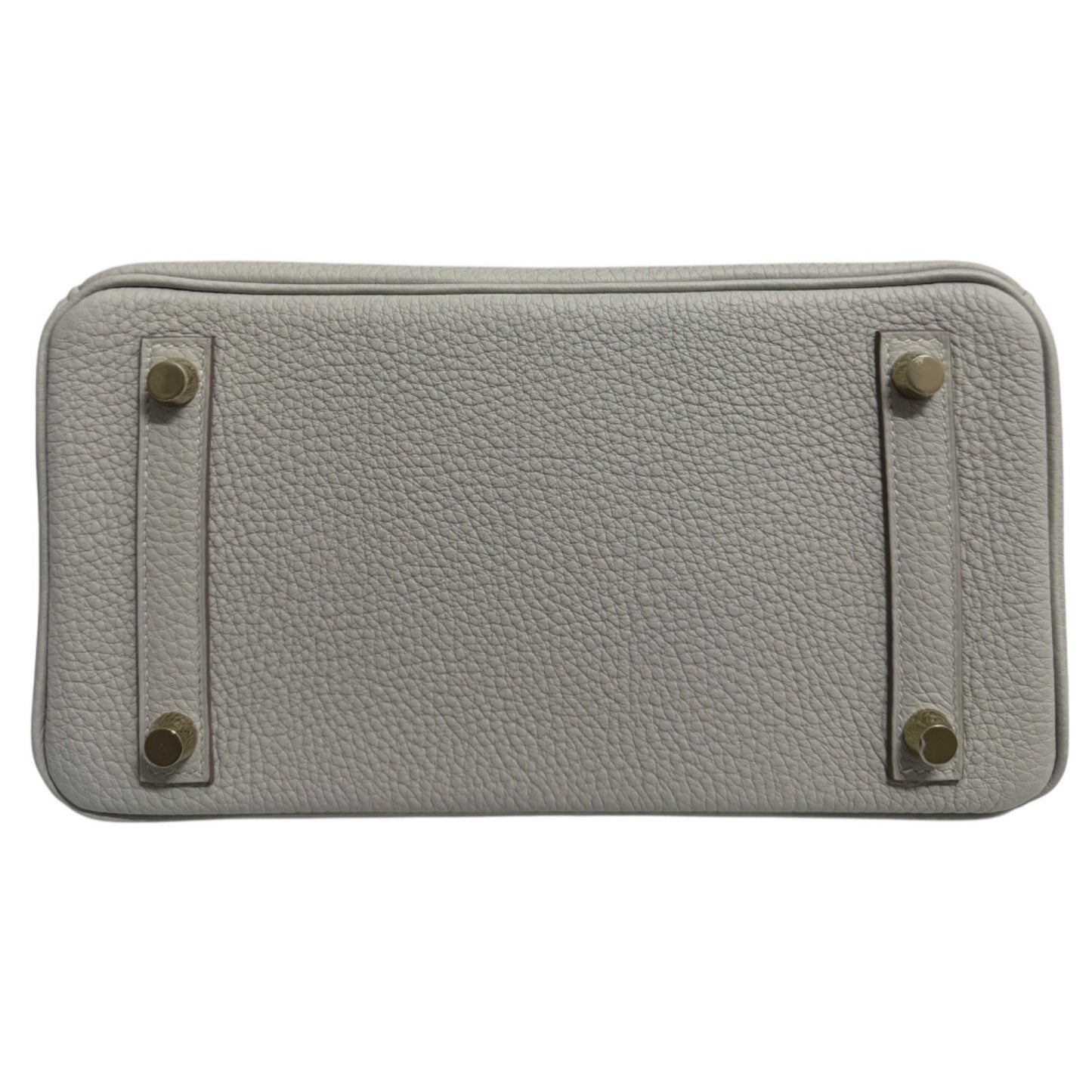 Hermes Birkin 25 Gris Perle Pearl Gray Togo Leather Gold Hardware