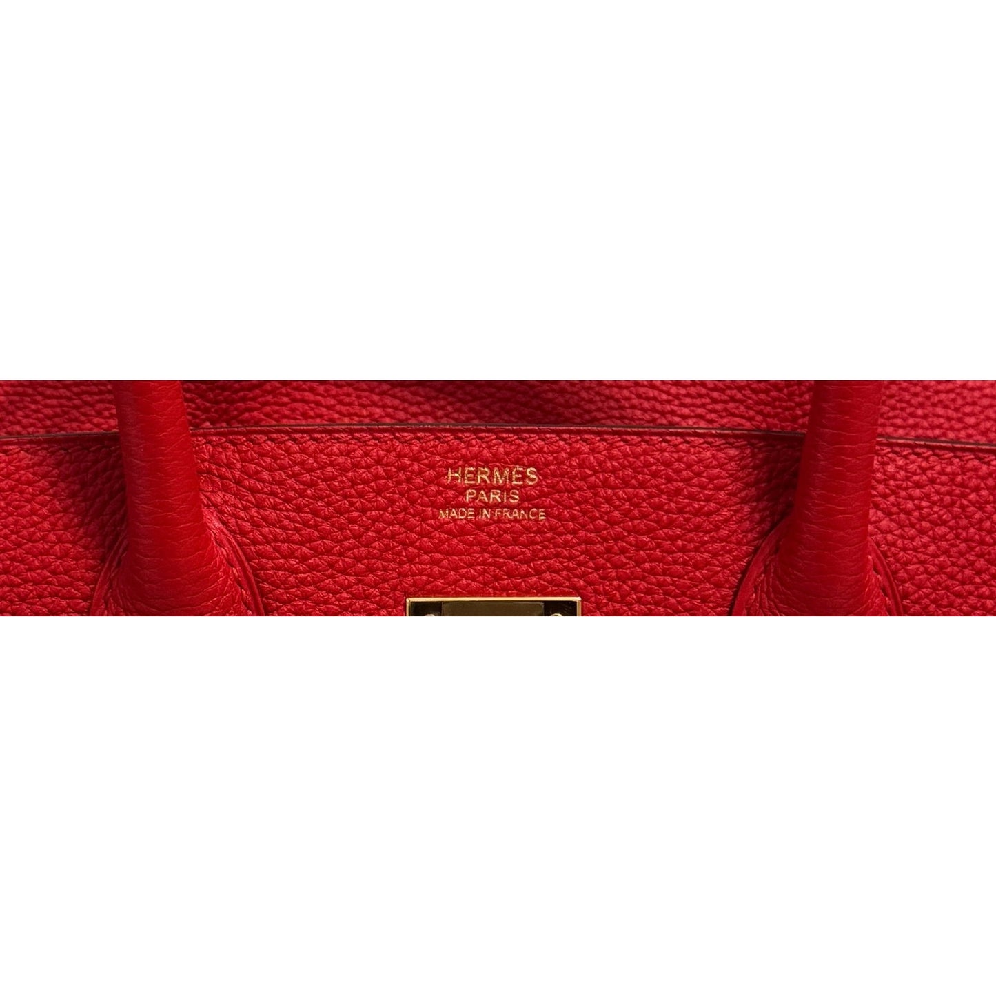 Hermes Birkin 30 Rouge de Coeur Red Togo Leather Gold Hardware RARE