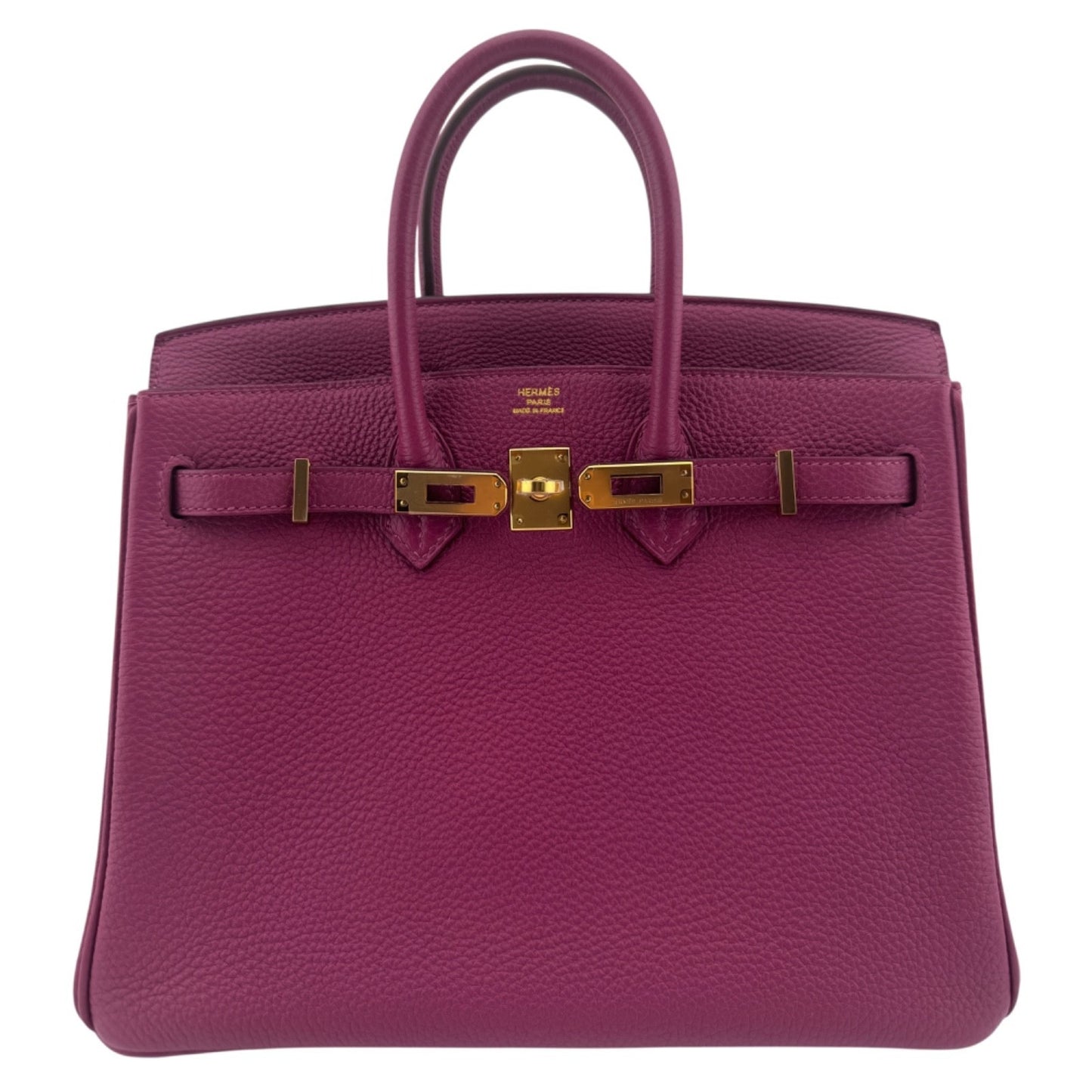 Hermes Birkin 25 Tosca Purple Togo Leather Gold Hardware RARE