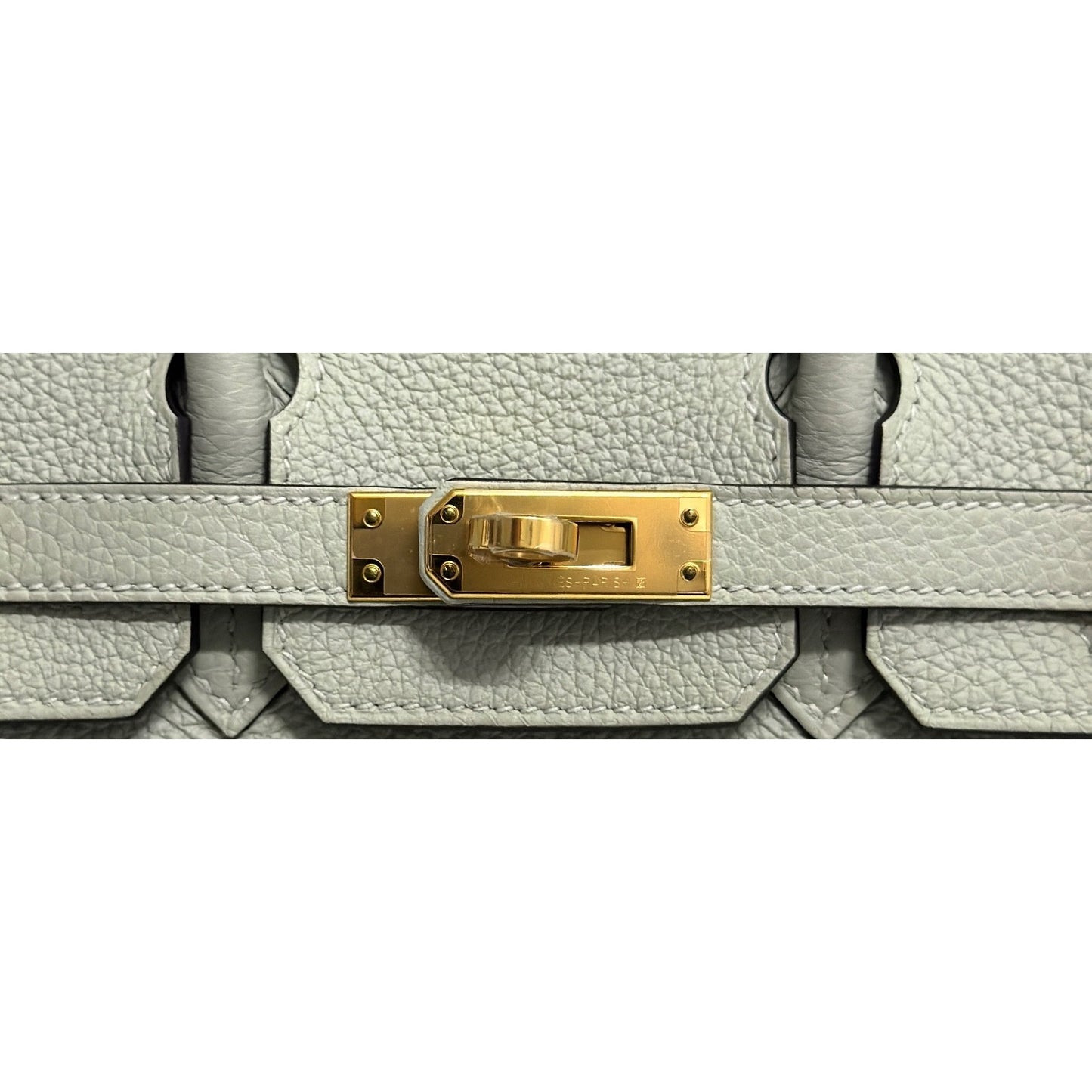 Hermes Birkin 25 Gris Neve Gray Togo Leather Gold Hardware