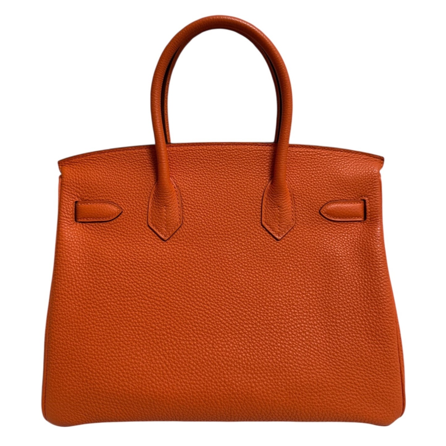 Hermes Birkin 30 Orange Togo Leather Gold Hardware