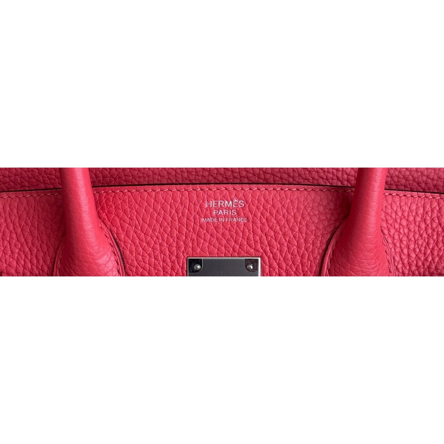 Hermes Birkin 30 Verso Rose Texas Pink Orange Togo Leather Palladium Hardware
