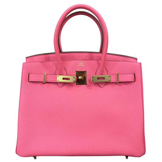 Hermes Birkin 30 Rose Lipstick Pink Togo Leather Gold Hardware