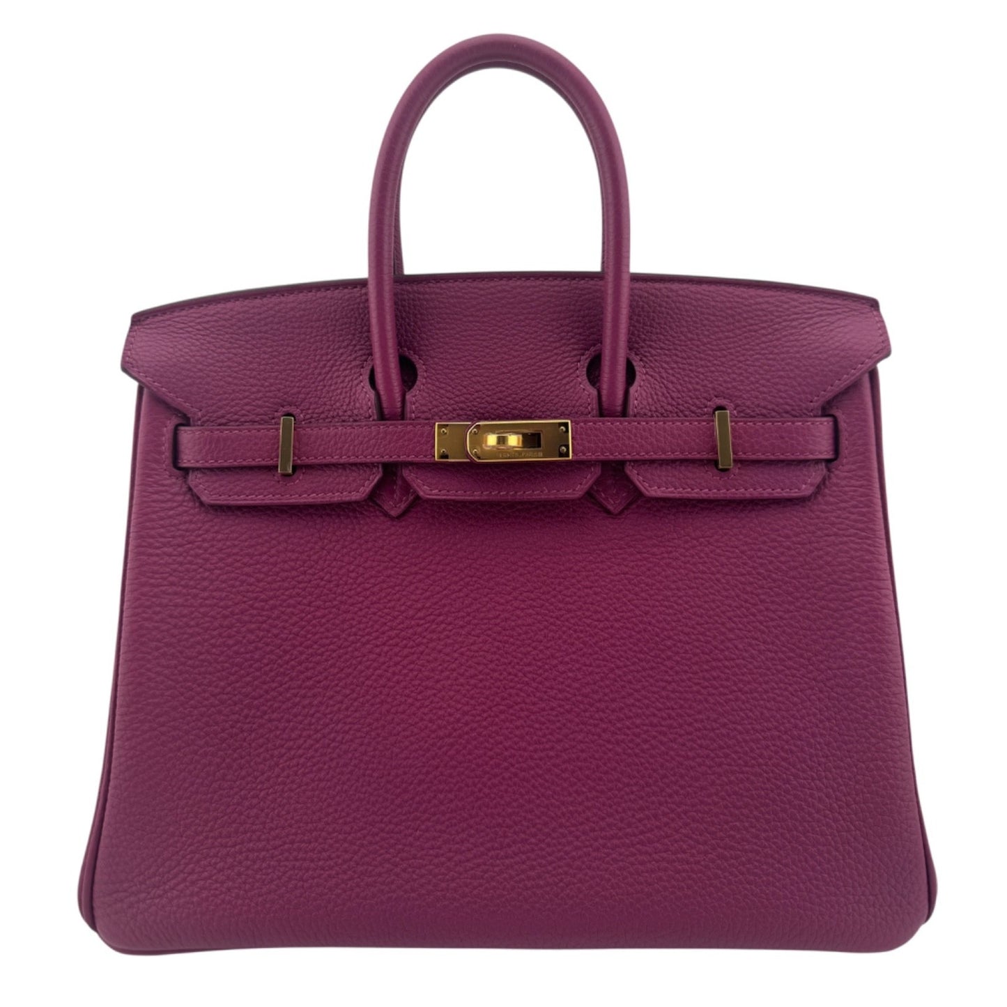 Hermes Birkin 25 Tosca Purple Togo Leather Gold Hardware RARE