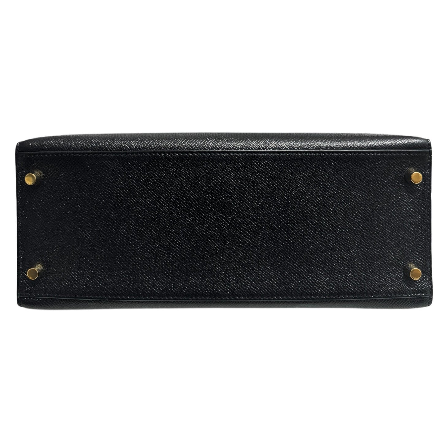 Hermes Kelly 28 Sellier Black Noir Epsom Leather Gold Hardware