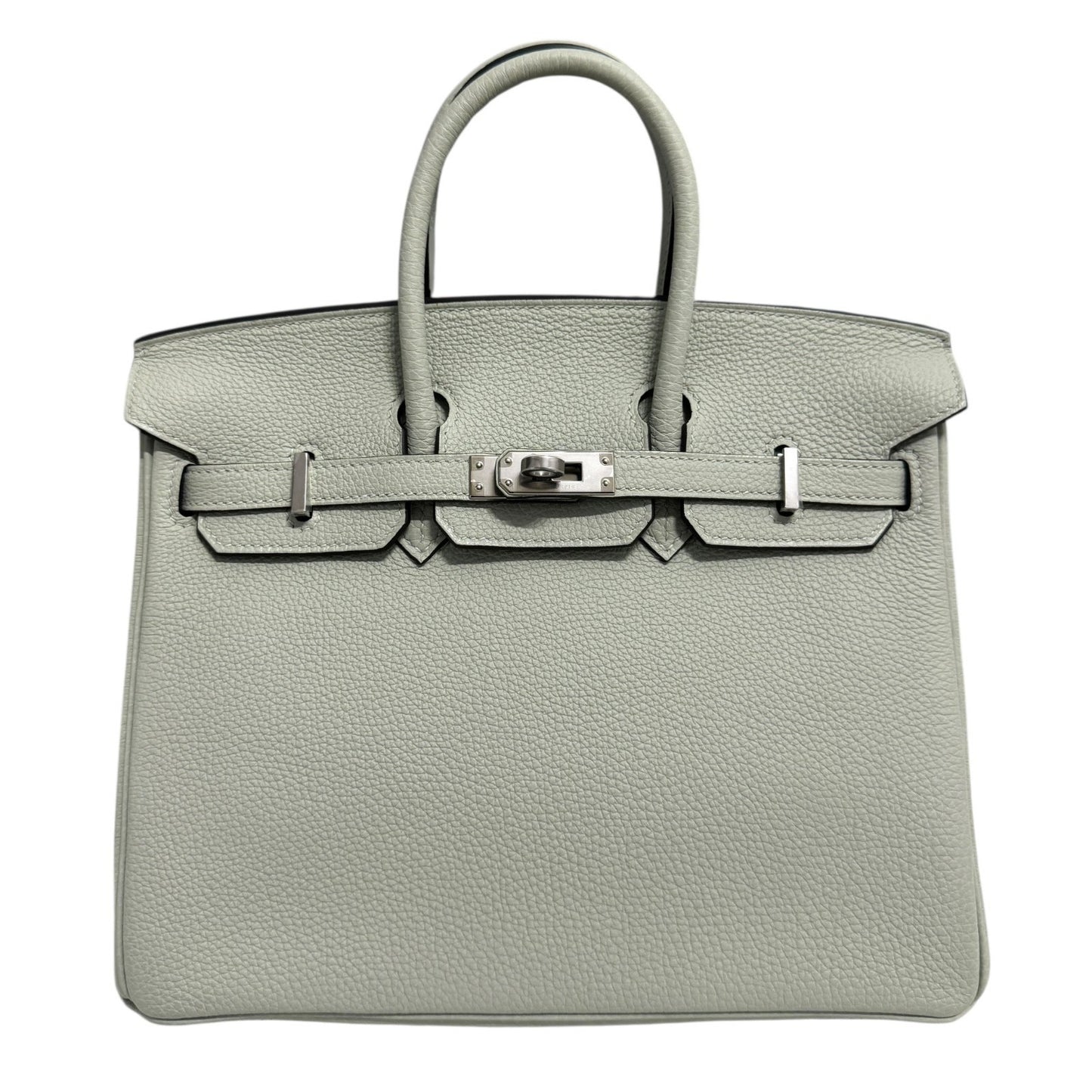 Hermes Birkin 25 Gris Neve Gray Togo Leather Palladium Hardware