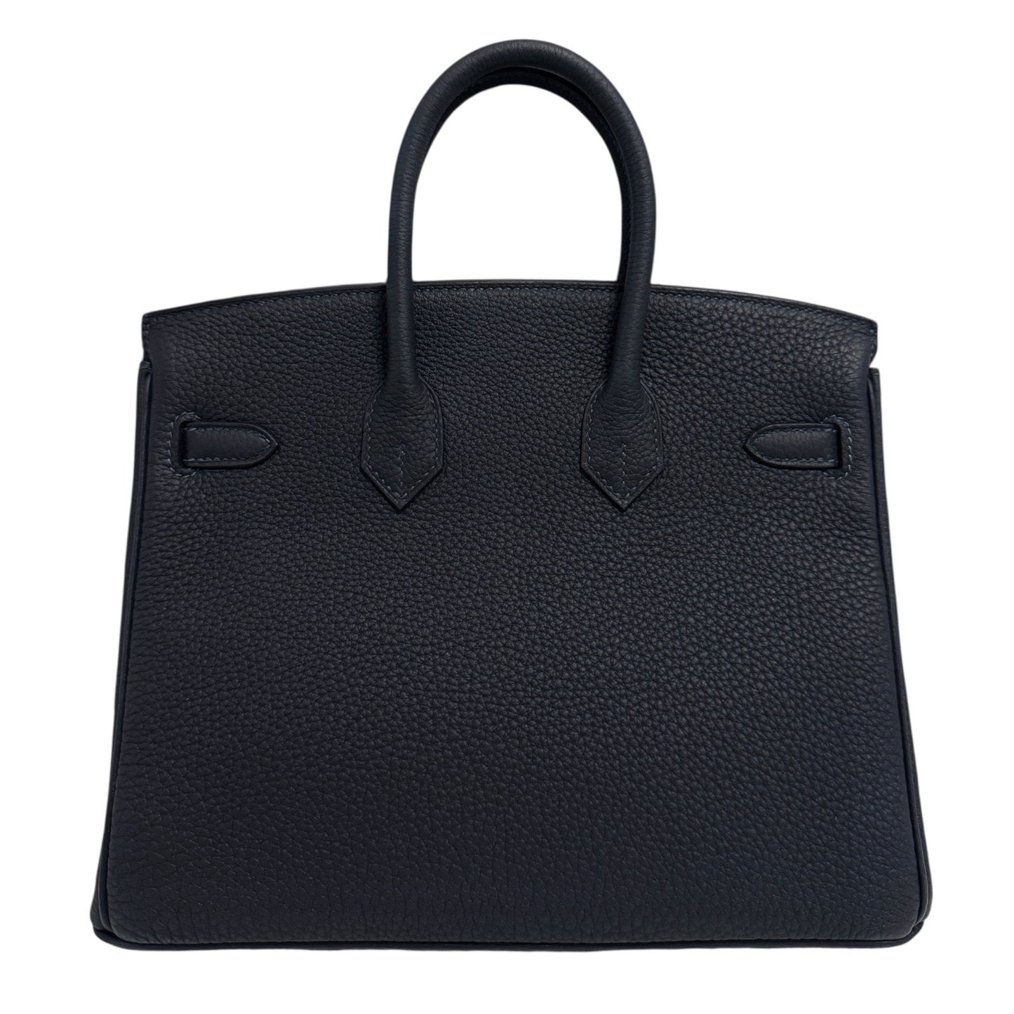 Hermes Birkin 25 Caban Blue Bleu Togo Leather Gold Hardware Handbag 2024 New