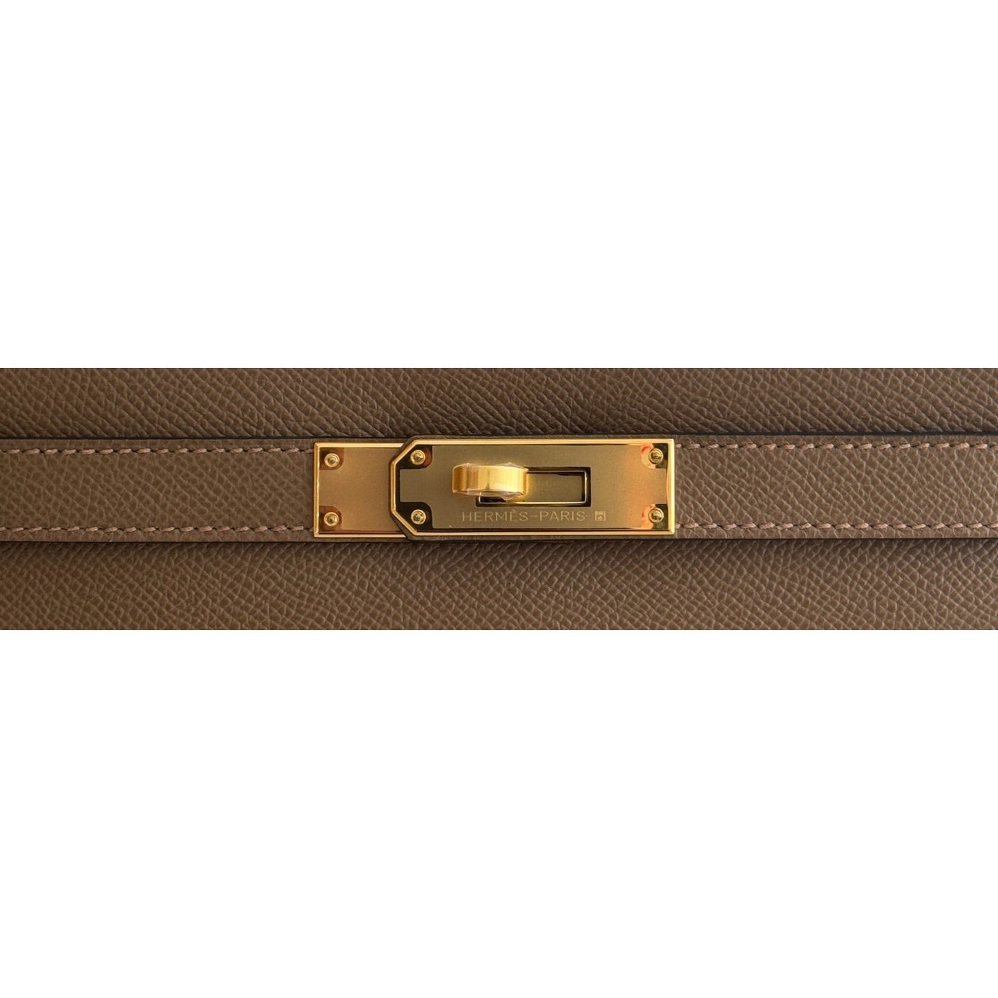 Hermes Kelly 28 Sellier Alezan Brown Tan Epsom Leather Gold Hardware RARE