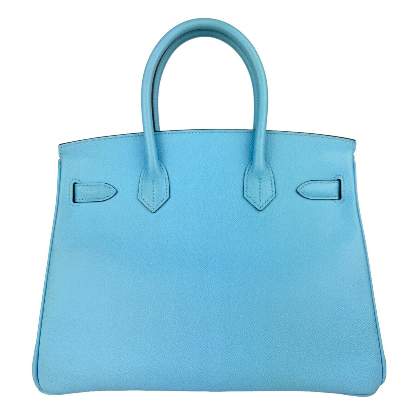 Hermes Birkin 30 Blue Celeste Bleu Epsom Leather Gold Hardware