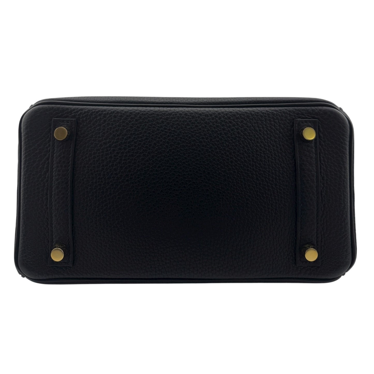 Hermes Birkin 25 Black Noir Togo Leather Gold Hardware Handbag