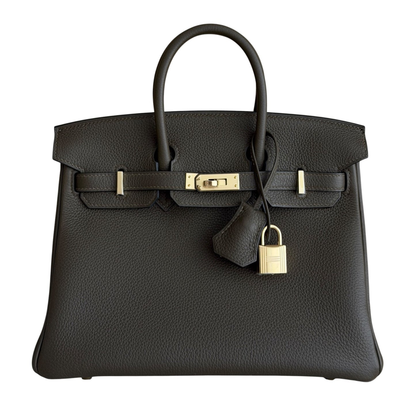 Hermes Birkin 25 Vert Loden Green Togo Leather Permabrass Hardware 2026
