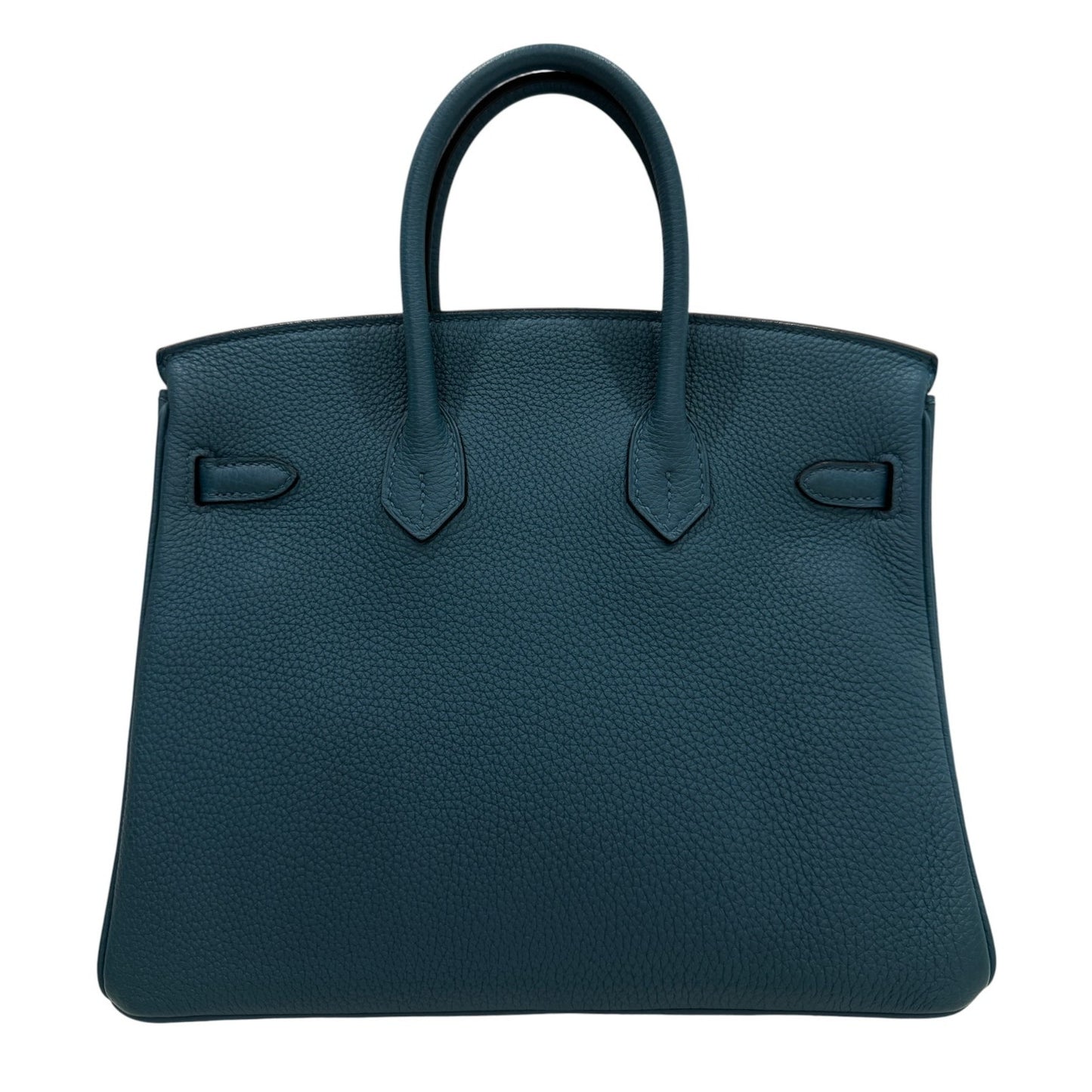 Hermes Birkin 25 Blue Colvert Togo Leather Gold Hardware RARE