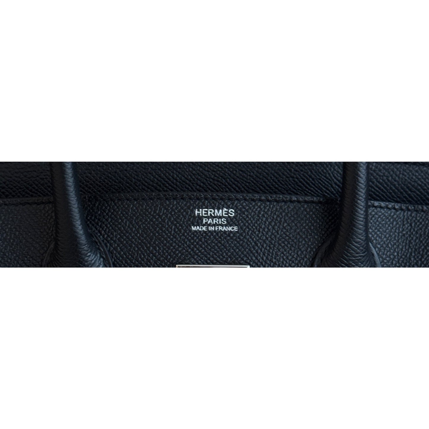 Hermes Birkin 30 Black Noir Epsom Leather Palladium Hardware RARE
