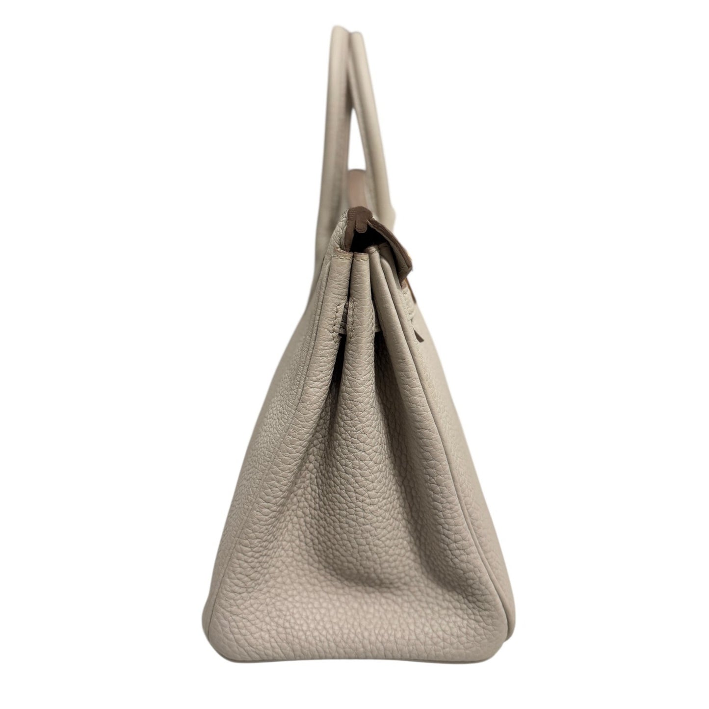 Hermes Birkin 25 Beton Beige Cream Togo Leather Gold Hardware 2024