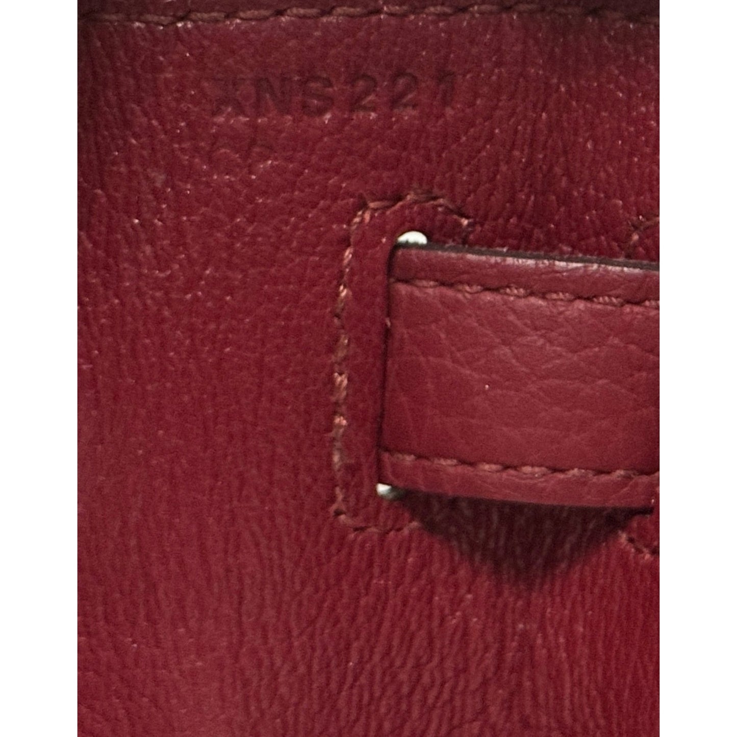 Hermes Kelly 32 Rouge Grenat Red Leather Gold Hardware